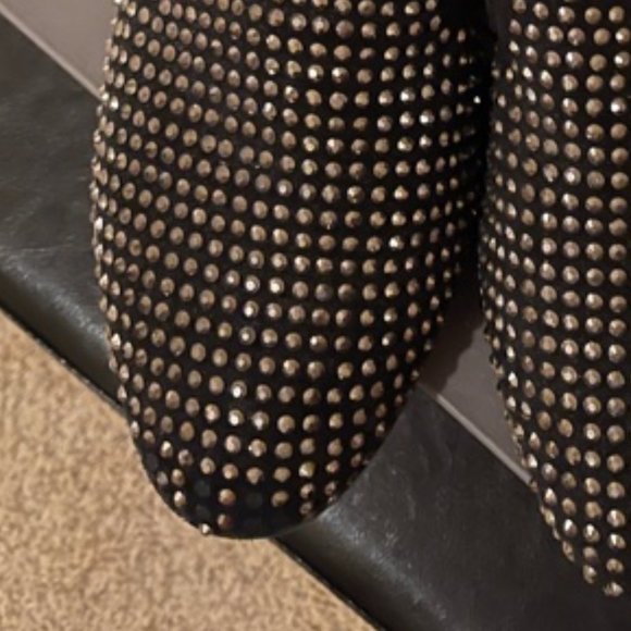 Men's Steve Madden Silver Studded Loafers - Picture 4 of 5